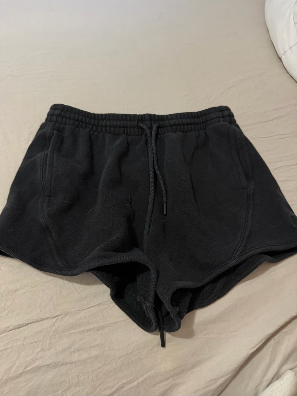 PINK Victoria's Secret Black Athletic Drawstring Shorts